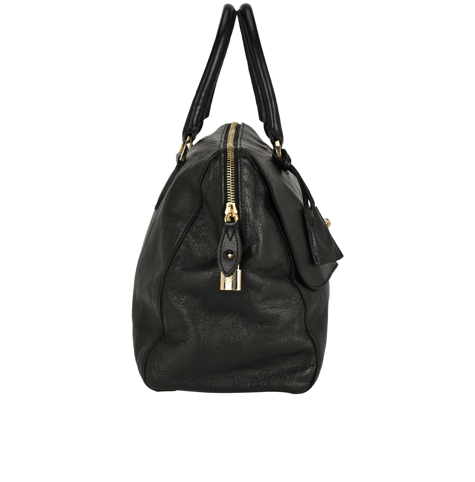 Del Rey, &pound;250, Handbags, Black, Leather, Side view